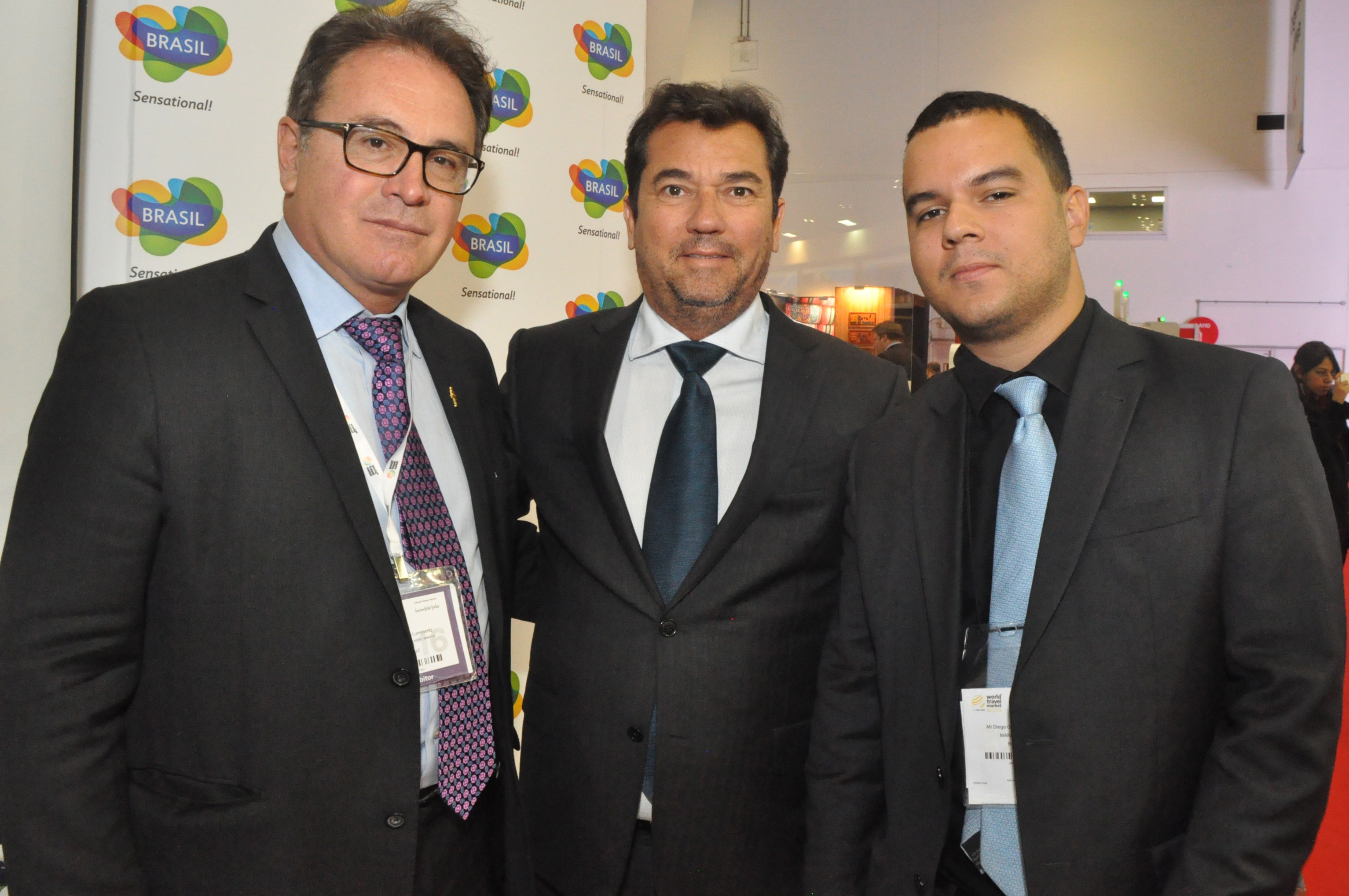 Vinicius Lummertz, presidente da Embratur, Ruy Gaspar, secretário de Turismo do RN, e Diego Araujo, secretário de Cultura e Turismo do MA Vinicius Lummertz, presidente da Embratur, Ruy Gaspar, secretário de Turismo do RN, e Diego Araujo, secretário de Cultura e Turismo do MA