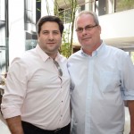 Vitor Bauab, do M&E, e Gustavo Luck, da Luck Receptivo