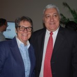 Ana Maria, da Orinter com Fernando Gutiérrez, do Barceló