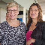 Barbara Picolo, da Flytour com Liliane Jacob, da Visual Turismo