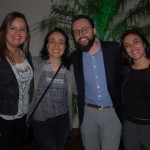 Brunna Soares, da Flytour, Vanessa Pessuto, das Voutur, Roberto Sanches, da Orinter e Camila Pessuto, da Voutur