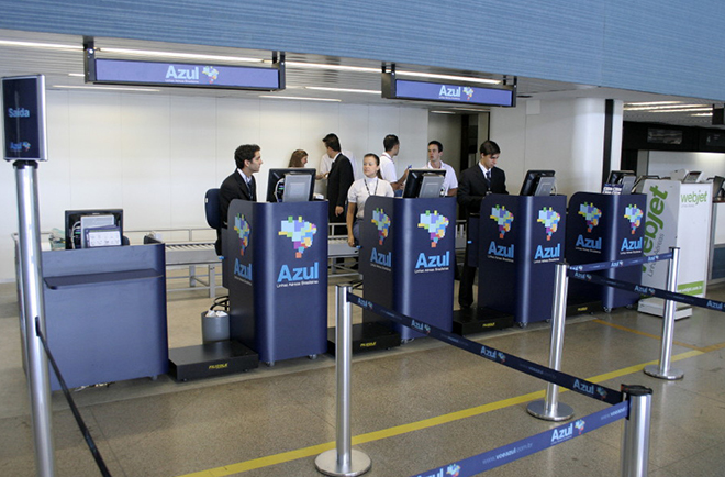 Resultado de imagem para check in da azul