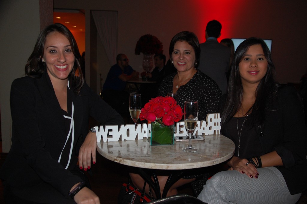 Daniela Duregger, Cristiane Silva e Anne Glauce, da Sanchat Tour