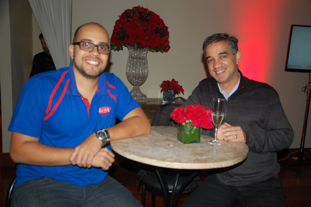Gabriel Miranda, da LM Turismo, e José Lourenço, da Acácia Amarela Turismo