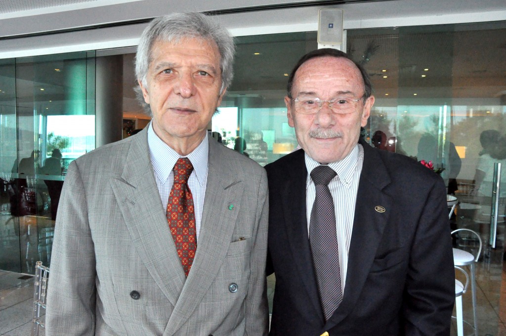 Genario Cesario, da GAA, e George Irmes, da Abav-RJ Genario Cesario, da GAA, e George Irmes, da Abav-RJ