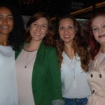 Iris Ferreira e Marya Gonçalves, da Decolar, com Marcela Azevedo e Dulce Monari, da Viaja Net