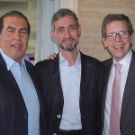 Juca Lins, da Esferatur, Giancarlo Alcalai, da Gol, e Cassio Oliveira, da Ancoradouro