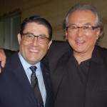 Luiz Teixeira, da Delta, com Ricard Akagawa, da Tunibra Travel