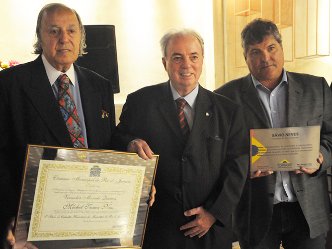 Michelão e Savio Neves foram os homenageados