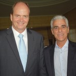 Ralf Aasmann, da AirTKT, com Marcos Balsamão, da Abav-SP
