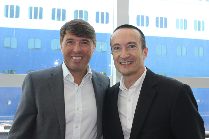 Ricardo Amaral, da R11 e José Blanco da Pullmantur Ricardo Amaral, da R11 e José Blanco da Pullmantur