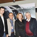 Rubens Schwartzman da Abracorp com Luiz Mor, Mario Carvalho e Vera Bueker, da Tap