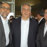 Rui Alves, da Flytour, Sylvio Ferraz, da MMTGapnet, e Rob Rossato, da ViajaNet