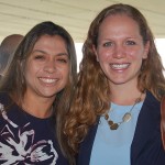 Sabrina Bull, da Copastur, com Amelia DeLuca, da Delta
