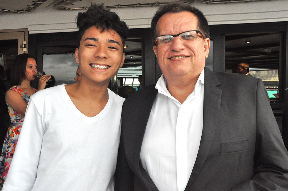 Vinicius Albudane e Gilmar Hech, da Waves Turismo Vinicius Albudane e Gilmar Hech, da Waves Turismo