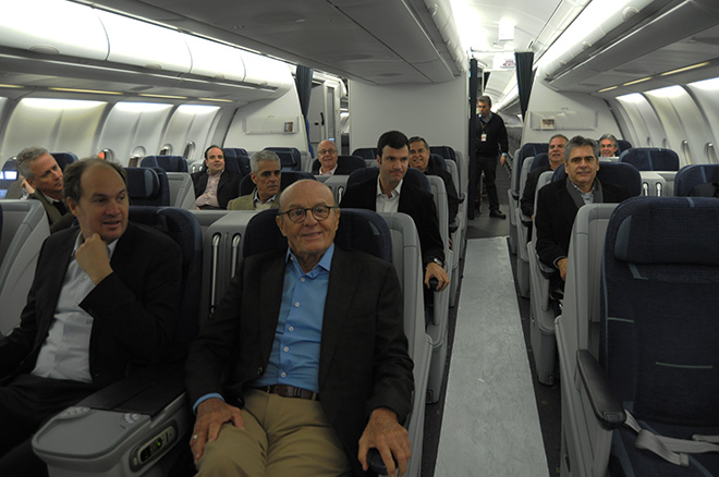 Visita ao interior do A330