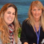 Cinthia Louza e Karina Moya, da Latam Airlines