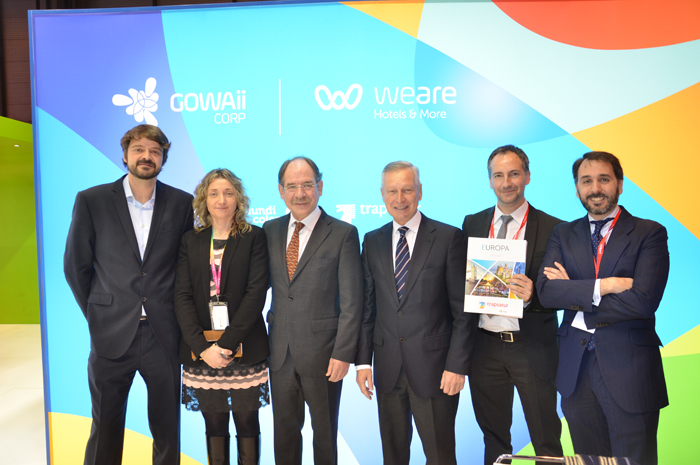 Equipe da Trapsatur na Fitur 2017