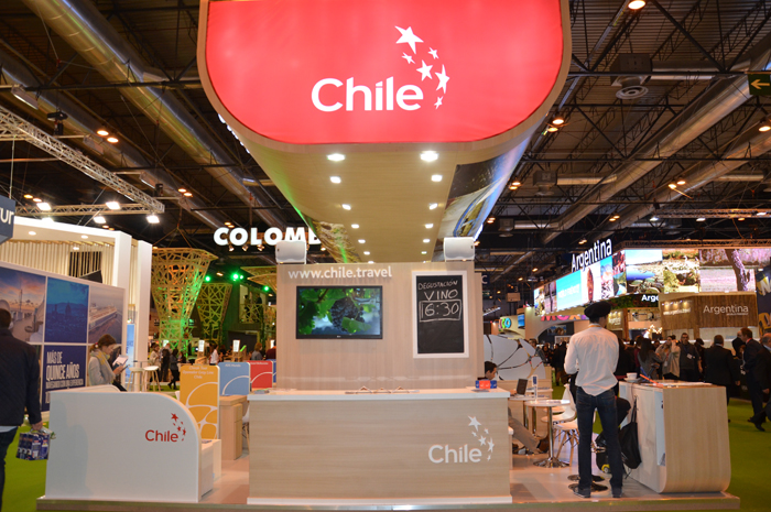 Estande do Chile