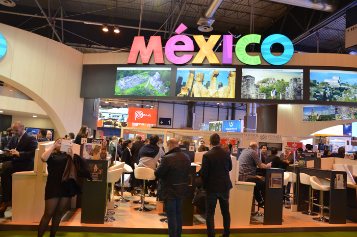 Estande do México é sempre um dos maiores da feira