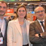 Fernando Turuzzi, Lina Bassi e Senén Fornos, do Riu Hotels