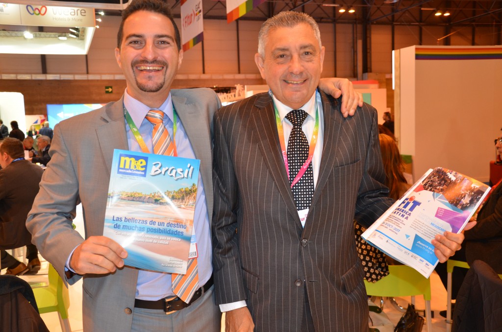 Gonzalo Paez, diretor da Ferias Argentinas, e Jorge Naón, da Fit América Latina