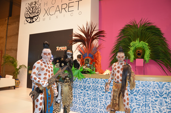 Hotel Xcaret trouxe personagens da cultura mexicana