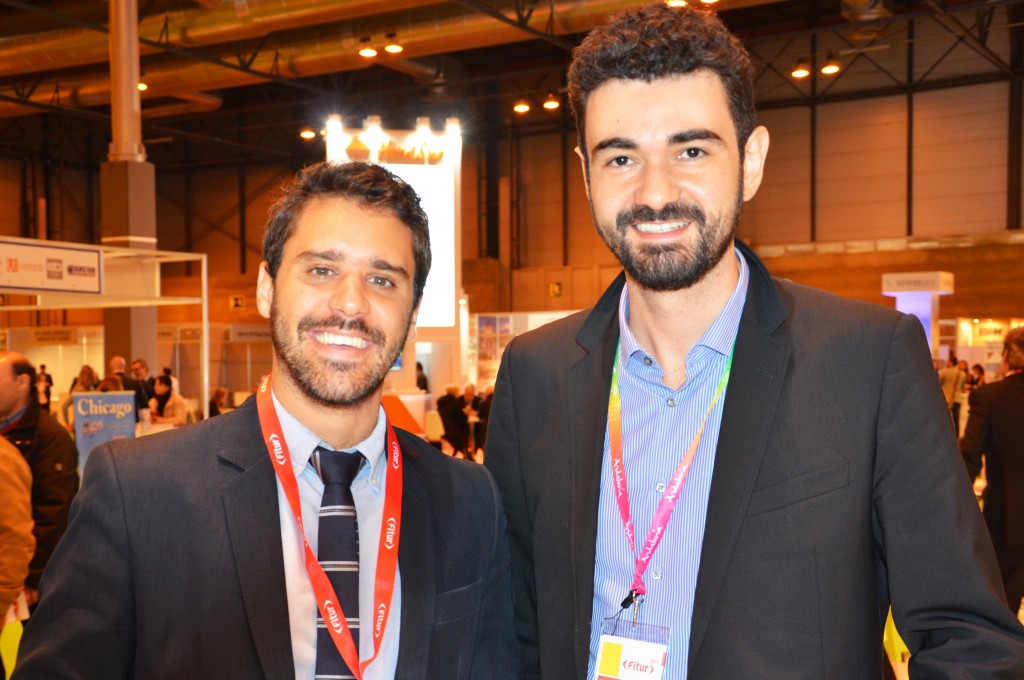 Jean-Bruno Gillot, da Cap Amazon com Tiago Barbosa, da Flot Viagens