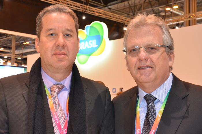Marcelo Sanovicz, da Advance, e Edmar Bull, da Abav Nacional