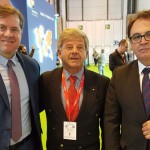 Marx Beltrão, ministro do Turismo com Enrique Litman, do Vida e Sol Mar Eco Resort, e Vinícius Lummertz, da Embratur