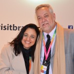 Monica Samia, da Braztoa e Michael Barkoczy, da Flytour