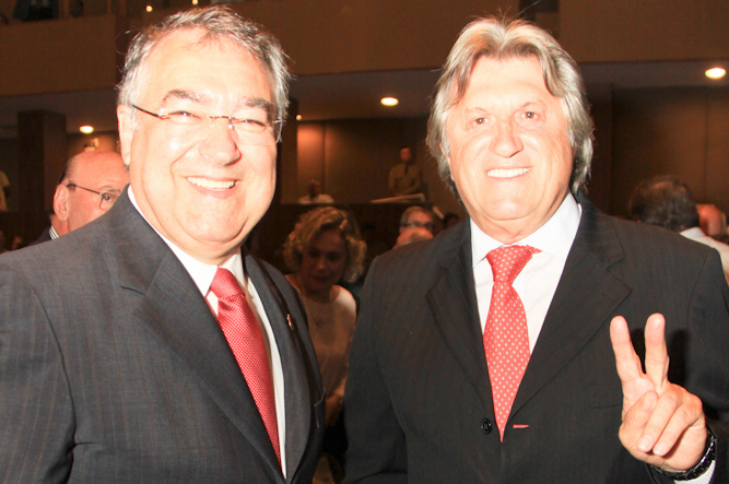 O governador Raimundo Colombo e o Secretário de Turismo Leonel Pavan O governador Raimundo Colombo e o Secretário de Turismo Leonel Pavan