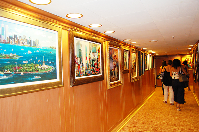 Obras de arte nos corredores Obras de arte nos corredores