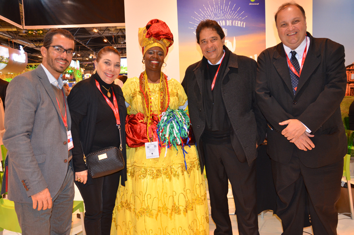 Vitor Lessa, Regina Ahmed, José Alves e Eduardo Ramos, da Bahiatursa