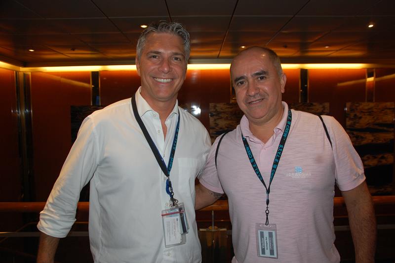 Alex Calabria e João Gonçalves, da NCL Alex Calabria e João Gonçalves, da NCL