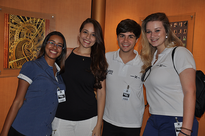 Ariene Vieira, Letícia Campos, Geovane Greco, e Giulianne Orçati, da R11