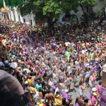 Bloco das Sambadeiras composto apenas por mulheres