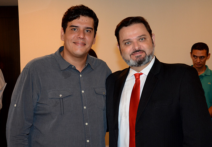 Dante Campos, da Braztoa, e Sandro Rodrigo, do Meliã Hotels Dante Campos, da Braztoa, e Sandro Rodrigo, do Meliã Hotels