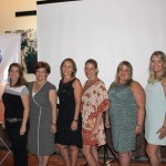 Ingrid Davidovich, da New Age, com representantes de parceiros do primeiro roadshow