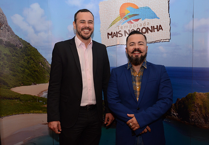 Joao Taylor, do M&E, e Rhayner Sousa, da Once Travel Joao Taylor, do M&E, e Rhayner Sousa, da Once Travel