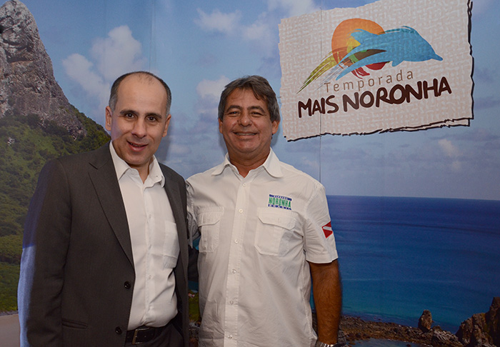 Luis Eduardo Antunes, e Luís Leite, da Viagens Noronha Brasil Luis Eduardo Antunes, e Luís Leite, da Viagens Noronha Brasil