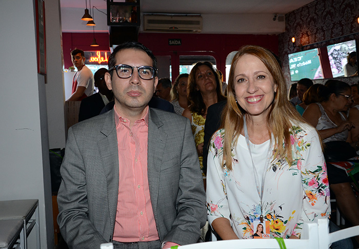 Marcus Campos, da Trend Operadora, e Lana Paganini, da GOL Marcus Campos, da Trend Operadora, e Lana Paganini, da GOL