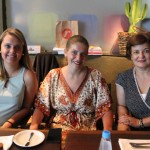 Nathalia Pizzotti, da TPI, Mariña Rodríguez, da Wamos, e Francinete Zerbetto, da GTA