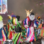 Palhaços, destaque da cultura pernambucana, se apresentaram no palco principal