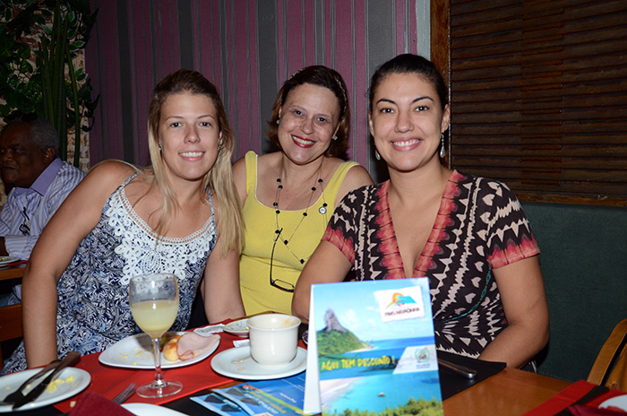Priscila Sarti, da Copa Viagens, Kelly Daoud, da Freeway Viagens, e Lylian Loureiro de Lima, da Brasil Espanha Priscila Sarti, da Copa Viagens, Kelly Daoud, da Freeway Viagens, e Lylian Loureiro de Lima, da Brasil Espanha