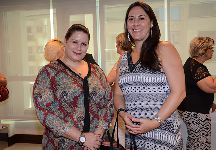Rafaela Gross Brown, do Visit Florida, e Lizandra Pajak, do Palm Beach Rafaela Gross Brown, do Visit Florida, e Lizandra Pajak, do Palm Beach