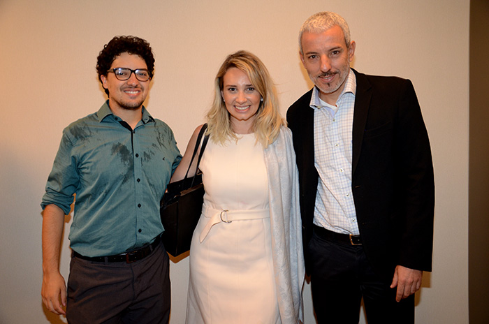 Raul Almeida, da Accor Hotels, Carolina Stolf, do Hotel Santa Teresa, e Fabio Parlatore, da Central de Eventos Raul Almeida, da Accor Hotels, Carolina Stolf, do Hotel Santa Teresa, e Fabio Parlatore, da Central de Eventos