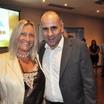 Rosa Masgrau, do M&E com Luis Eduardo Antunes, administrador de Noronha