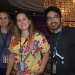 Simone Pistoia, da SZ Viagens, Karina Ramazzini, da Wishes, e Atila Oliveira, da Casa do Agente