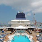 Vista da piscina